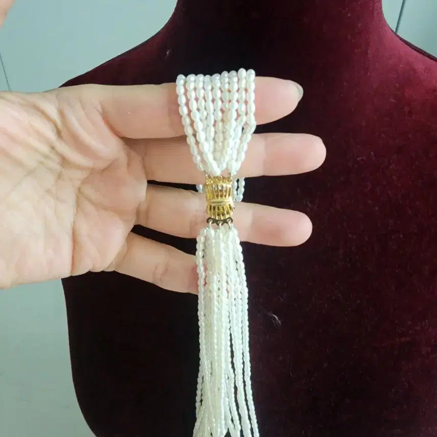 [SOLD OUT] 진주 목걸이 5줄