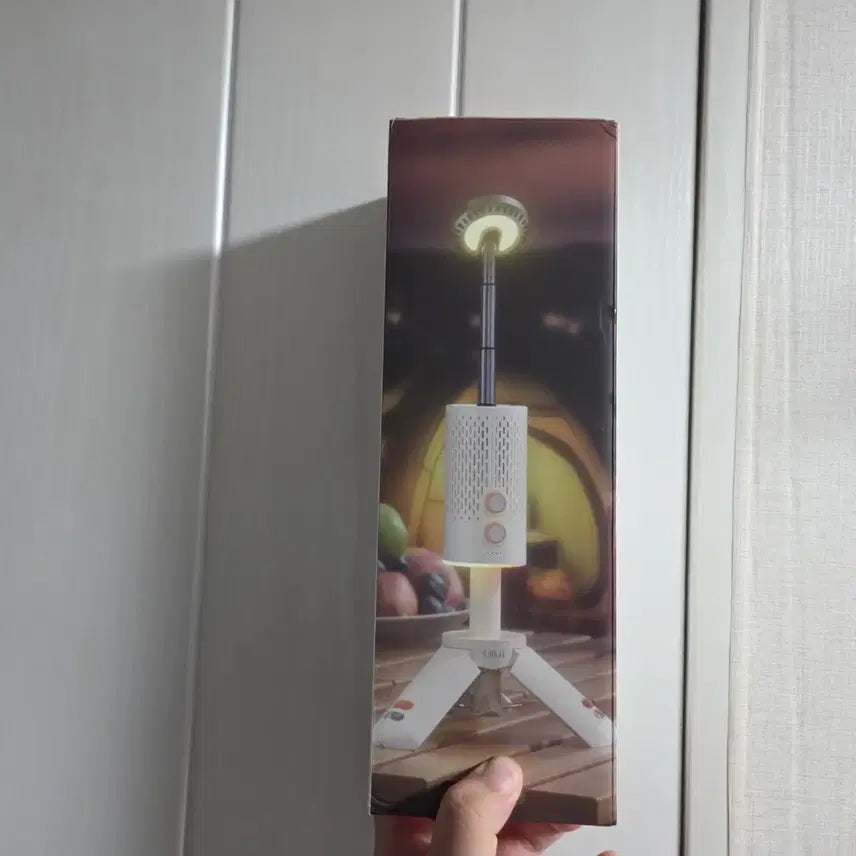 [BUNJANG] Wonmi LED Stretch Lantern Bluetooth Speaker 12500mAh Grey / 원미 블루투스 스피커 판매