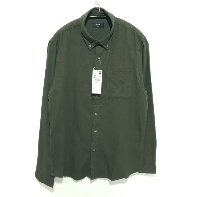 [BUNJANG] TOPTEN Flannel Button-Down Shirt (M) / 탑텐 플란넬 버튼 다운 셔츠 95_M1710