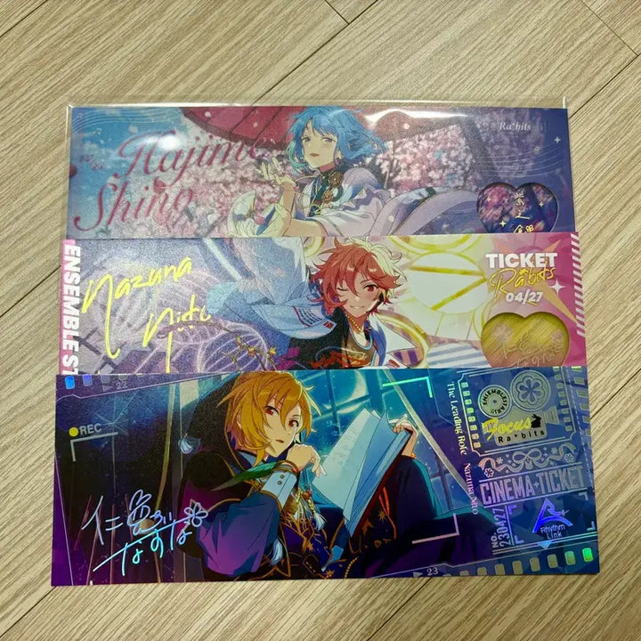 [BUNJANG] Ensemble Stars! Chu Star Hajime &amp; Nazuna Ticket Bundle Set / 일괄) 앙상블스타즈 중스타 하지메 나즈나 티켓