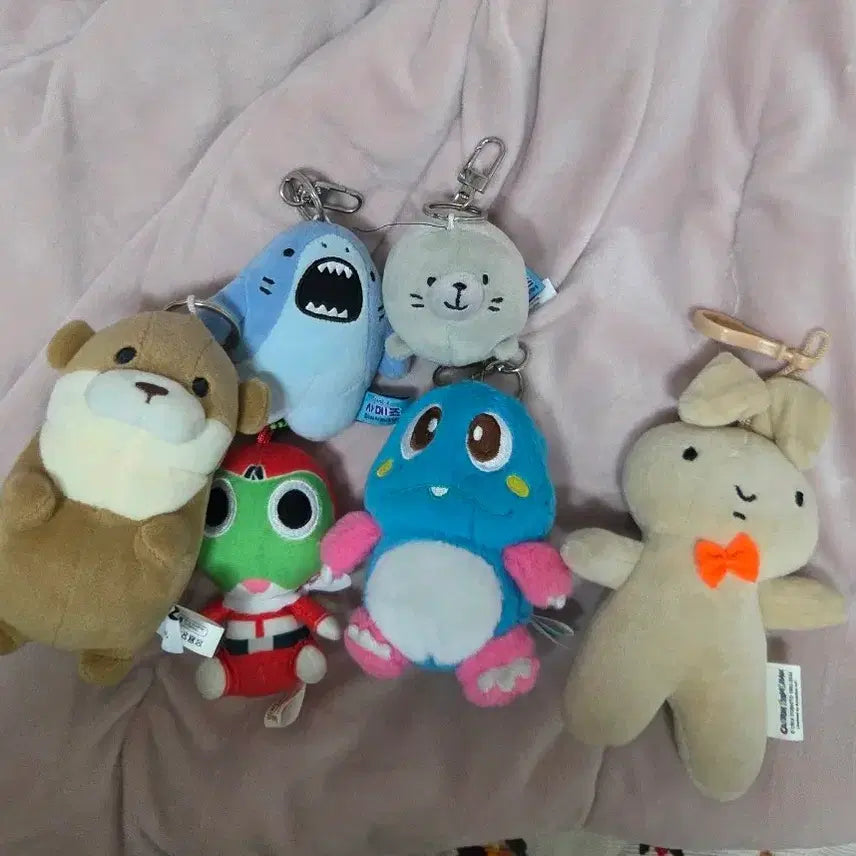 [BUNJANG] Character Keyring Bundle Set / 캐릭터 키링 6개 일괄