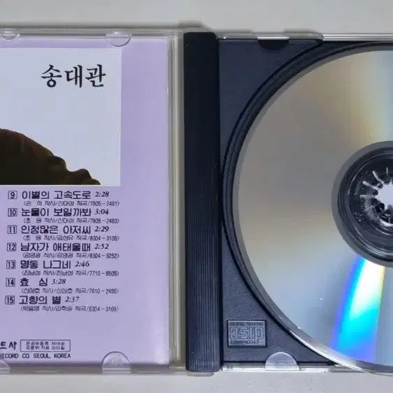 [BUNJANG] Song Dae Kwan (Unsealed) CD / 송대관 (개봉 CD)