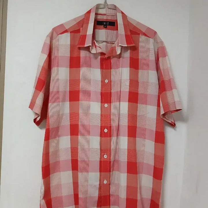 [BUNJANG] Daks Check Short Sleeve Shirt Size 105 / 닥스 체크 반팔 셔츠 105