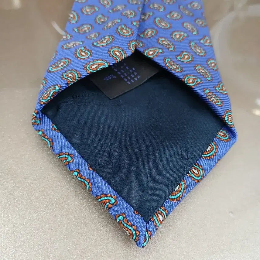[BUNJANG] Etro Paisley Pattern Silk Necktie / 이태리명품 ETRO 에트로 페이즐리 패턴 실크넥타이