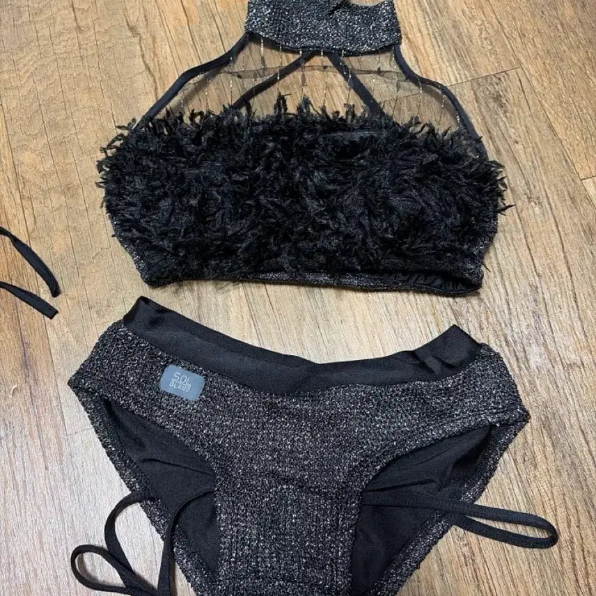[BUNJANG] Sol Blanc Pole Wear Set (Top &amp; Bottom) - Size S / 솔블랑 폴웨어