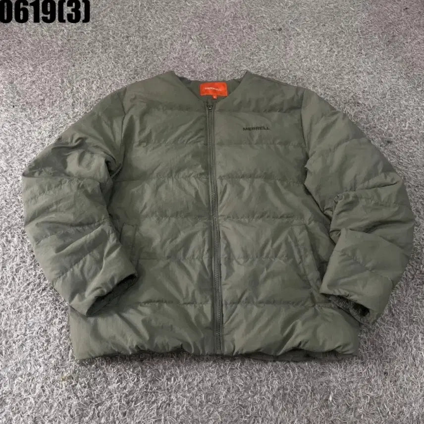 [BUNJANG] Merrell Lightweight Padded Jacket Khaki 95 / 머렐 경량 패딩 자켓 카키95 0619