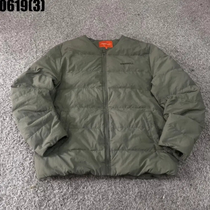 [BUNJANG] Merrell Lightweight Padded Jacket Khaki 95 / 머렐 경량 패딩 자켓 카키95 0619
