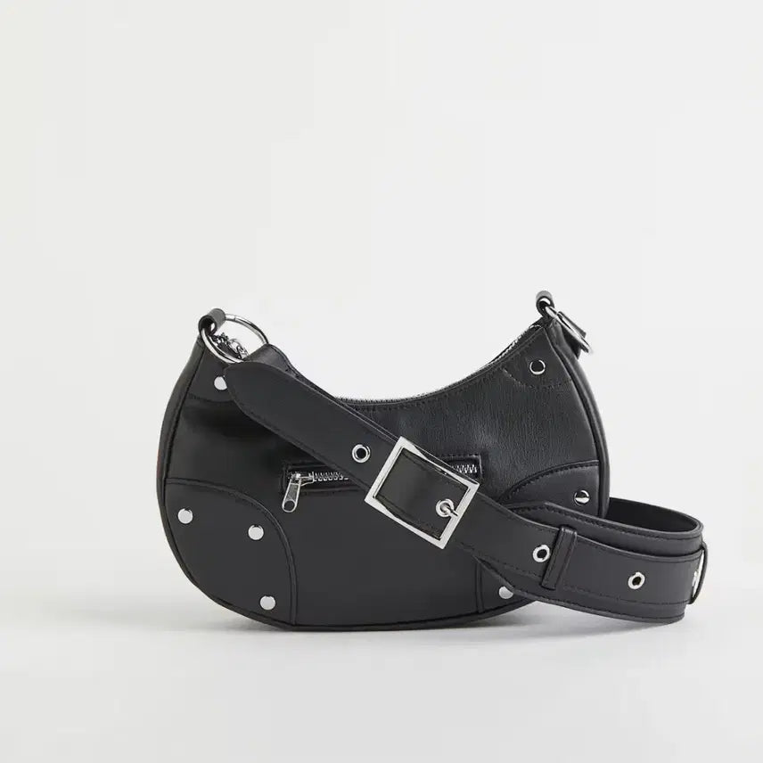 [BUNJANG] H&amp;M Studded Shoulder Bag Black / h&amp;m 스터드 숄더백 블랙