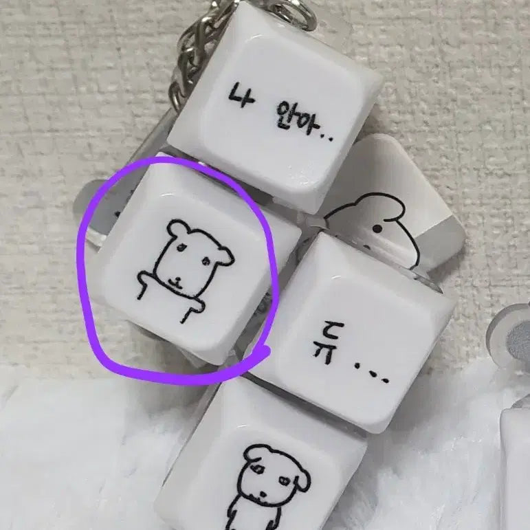 [BUNJANG] Ganadi Clicker Keycap Keyring (Z-Shape) / 가나디 키캡 키링 클리커_z모양