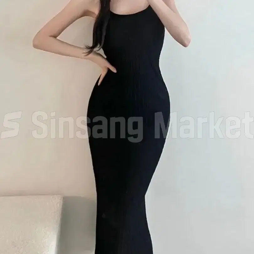 [BUNJANG] Judy Longops Pleats Dress / [빠른발송] 쥬디롱ops 플리츠 주름 유넥 섹시