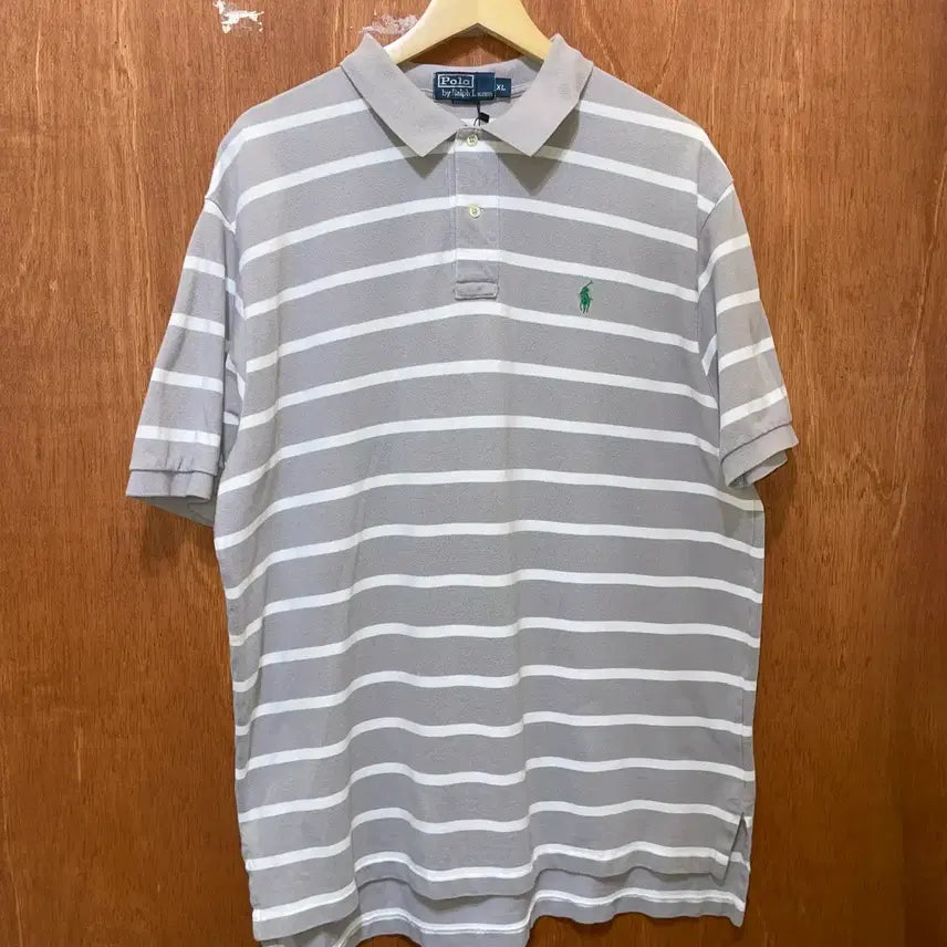 [BUNJANG] Polo Ralph Lauren Striped Short Sleeve Polo Shirt (XL) / (XL) POLO 폴로 랄프로렌 반팔 스트라이프 카라티