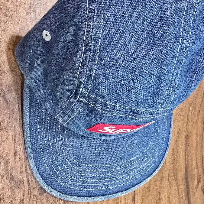 [BUNJANG] Supreme Washed Chino Camp Cap Denim 19SS / 슈프림 워시드 치노 캠프캡 데님 19SS