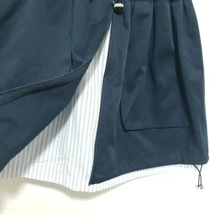 [BUNJANG] Layered String Zipper Skirt (Size M) / 레이어드 스트링 지퍼 스커트 M_S2315