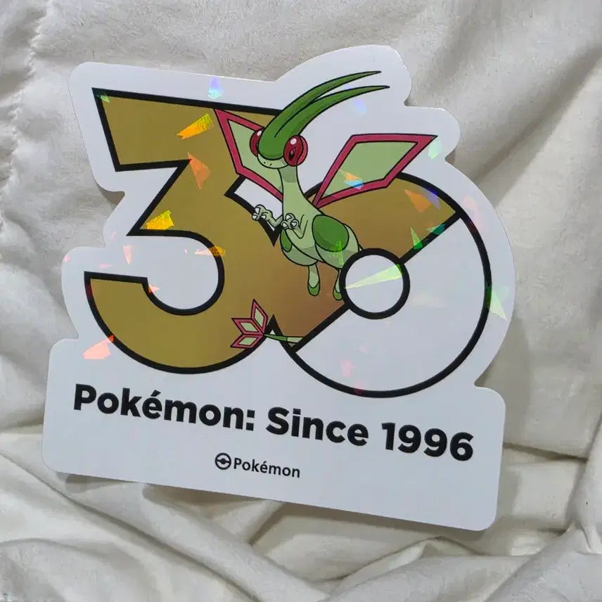 [BUNJANG] Flygon Logo Sticker - Pokemon 30th Anniversary / 플라이곤 로고 스티커 포켓몬 30주년