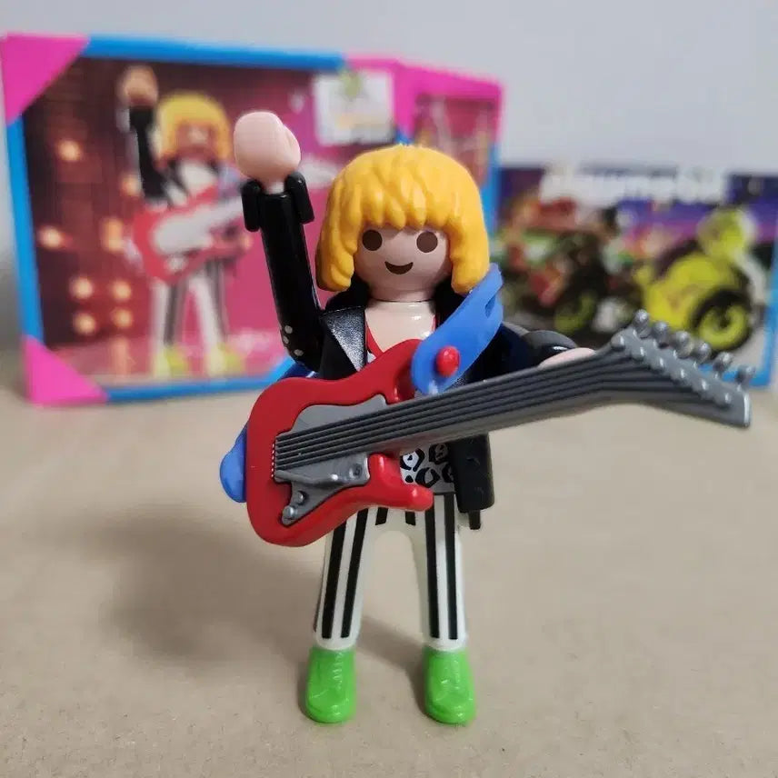 [BUNJANG] Playmobil 4512 Rock Guitarist Figure (Opened) / 플레이모빌 4512 락! 기타리스트 개봉상품 피규어 판매