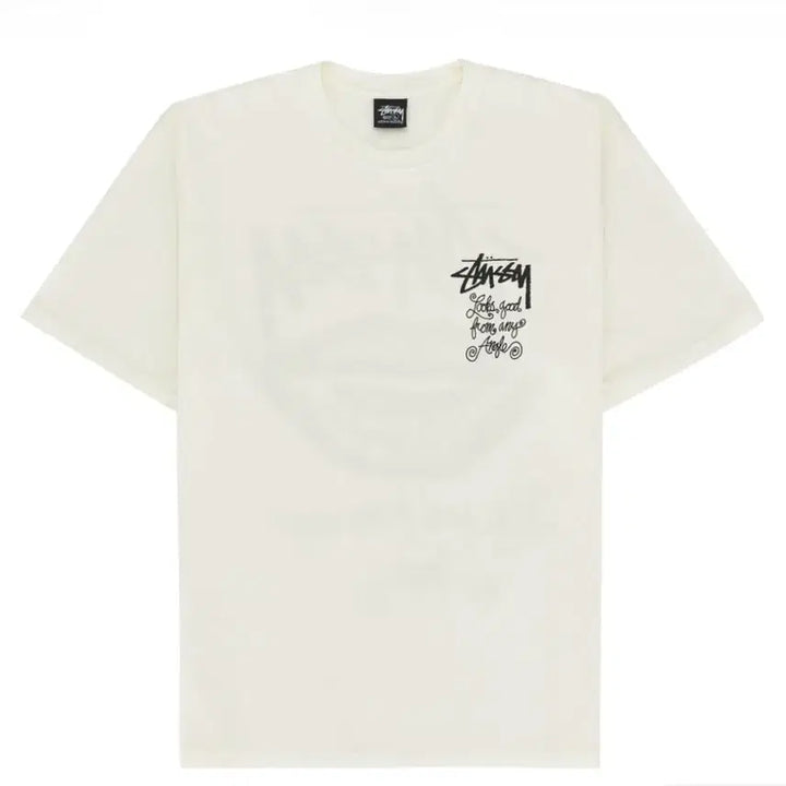 [BUNJANG] Stussy Anime Angle Pigment Dyed T-Shirt Natural XL / 스투시 애니 앵글 피그먼트 다이드 티셔츠 내츄럴 [XL]