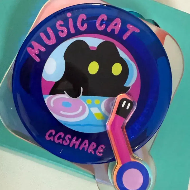 [BUNJANG] GGSHARE Music Cat Phone Stand / GGSHARE 뮤직캣 폰 거치대