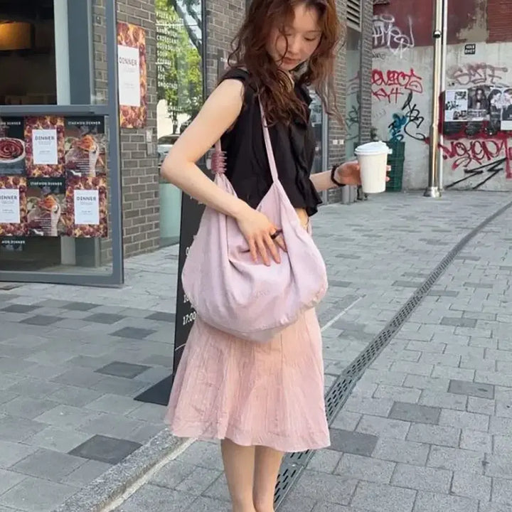 [BUNJANG] FRANCUMERICO SMOOTH MOOD Shoulder Mac Eco Bag / 프랑메리코 스무드무드 숄더맥 에코백