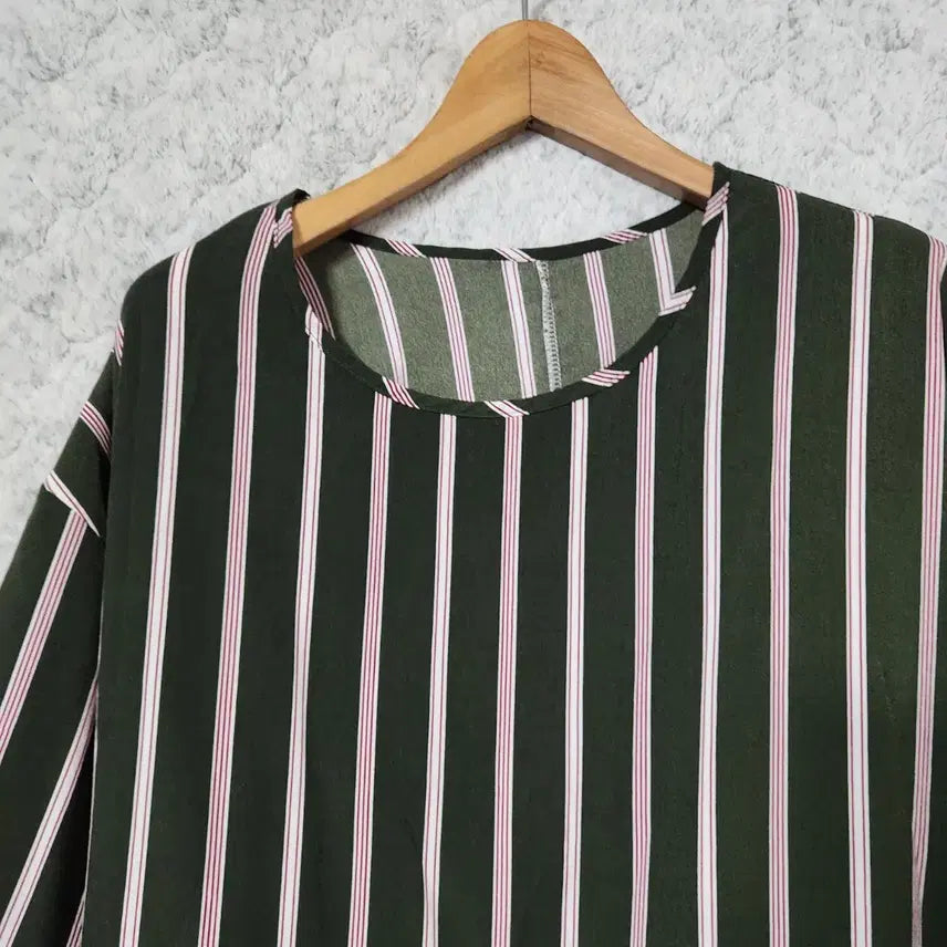 [BUNJANG] Striped Long Dress / 544B [F] 스트라이프 롱 원피스