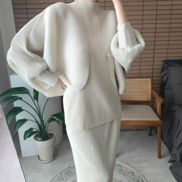 [BUNJANG] Pleated Cardigan / 플리츠가디건