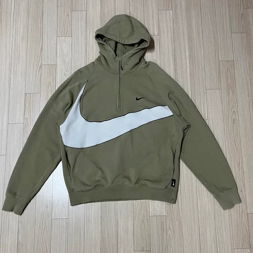 [BUNJANG] Nike Half-Zip Hooded Sweatshirt / 나이키 후드티 나이키 반집업 후드