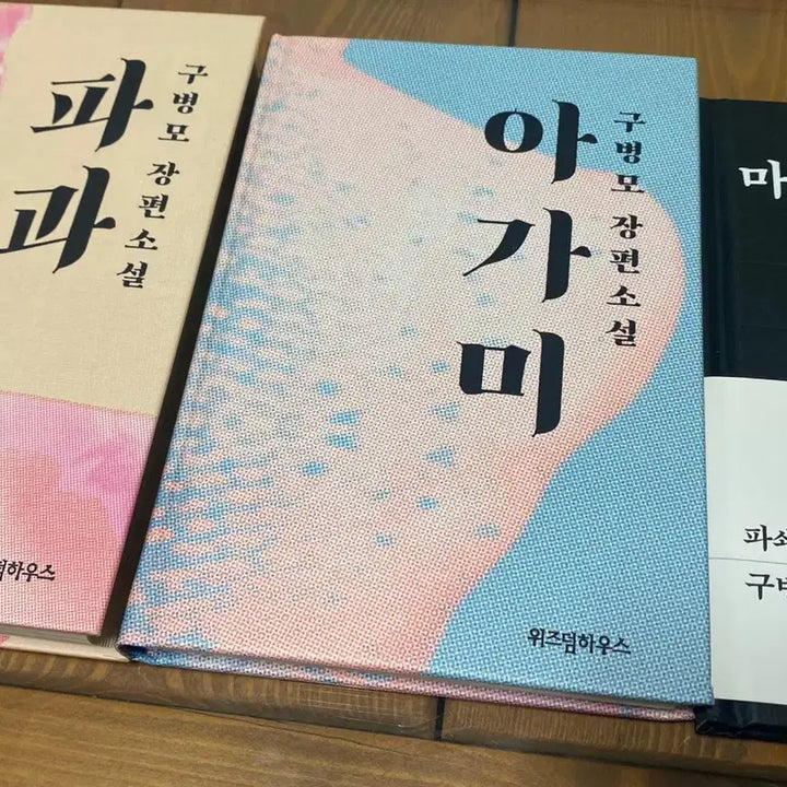 [BUNJANG] Gu Byeong-mo Novels Bundle Set (Unsealed) / ((택포)) 파과 아가미 파쇄 구병모 소설 양장본