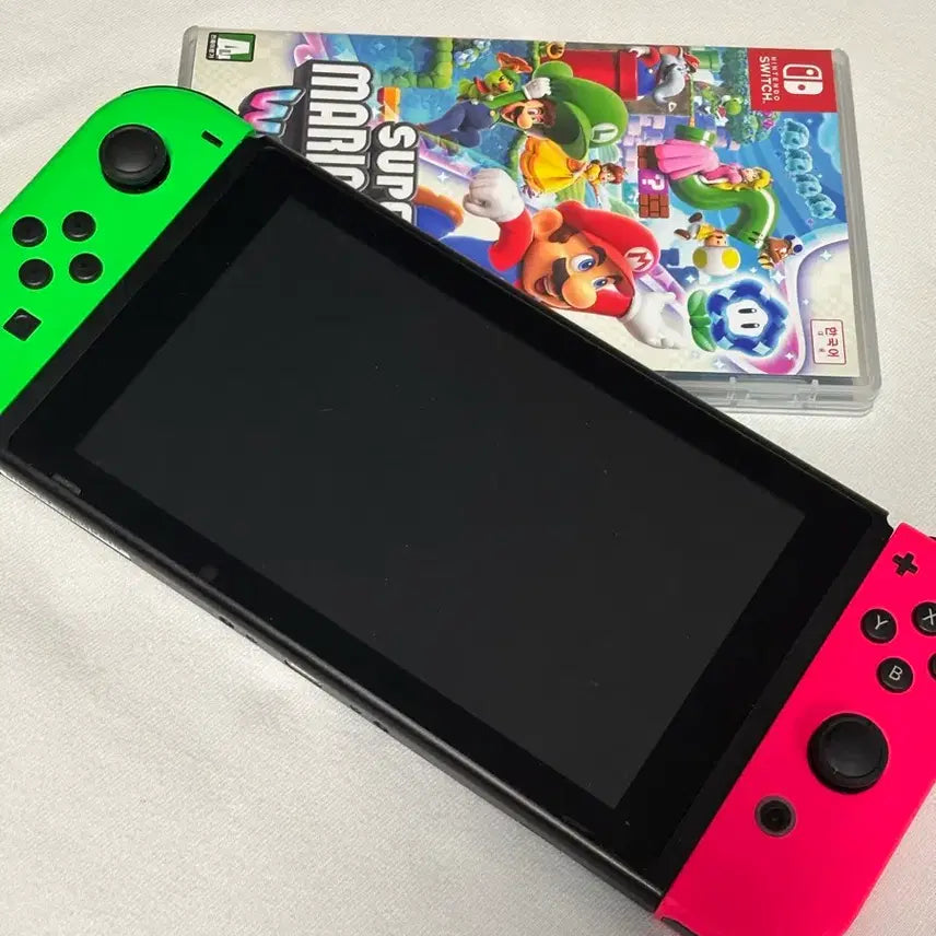 [BUNJANG] Nintendo Switch Neon Edition Console with 4 Joy-Cons / 닌텐도스위치 네온