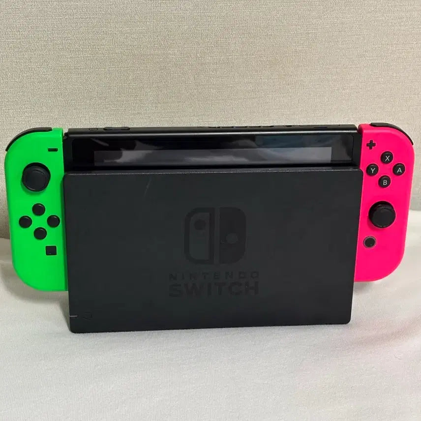 [BUNJANG] Nintendo Switch Neon Edition Console with 4 Joy-Cons / 닌텐도스위치 네온