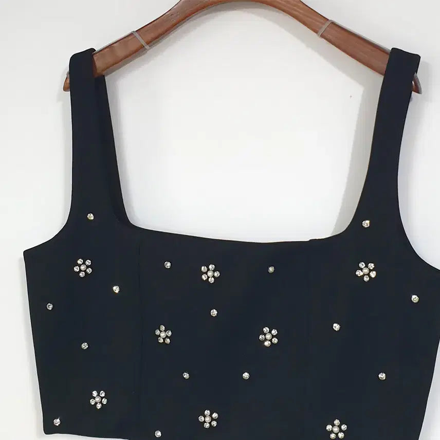[BUNJANG] ZARA Cubic Bustier Top Size 66 / ZARA 자라 큐빅 뷔스티에 66
