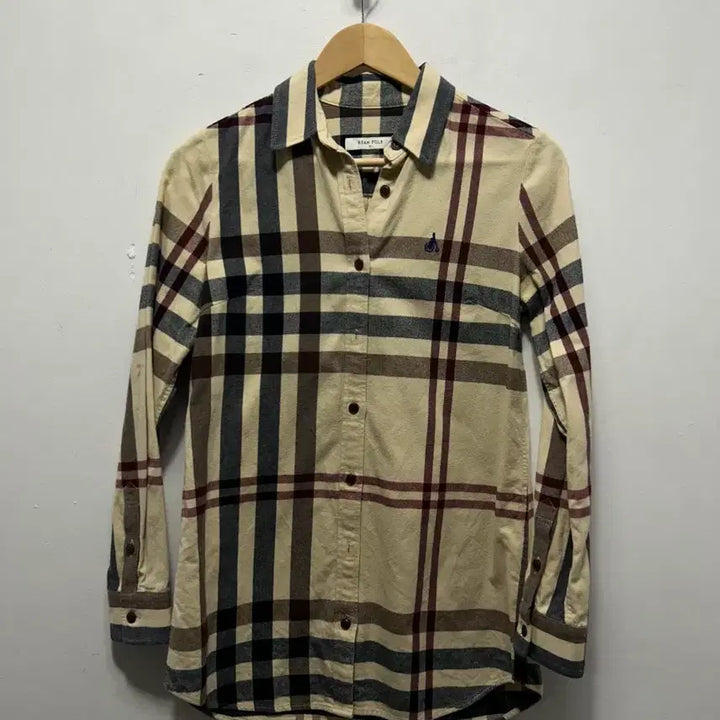 [BUNJANG] Beanpole Check Shirt Size S / 빈폴 체크 남방 S