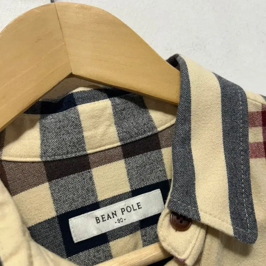 [BUNJANG] Beanpole Check Shirt Size S / 빈폴 체크 남방 S