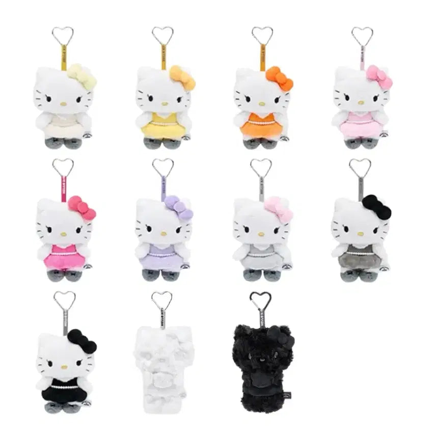 [BUNJANG] Hello Kitty x Jisoo Collaboration Random Keyring 9-Piece Set (Sealed New) / 헬로키티 지수 콜라보 랜덤 키링 9개입 세트 (미개봉 새상품)