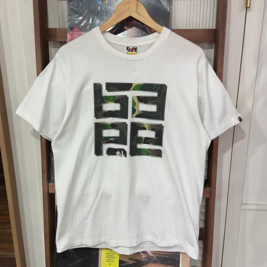 [BUNJANG] A Bathing Ape Printing T-Shirt / 베이프 프린팅 반팔 티셔츠