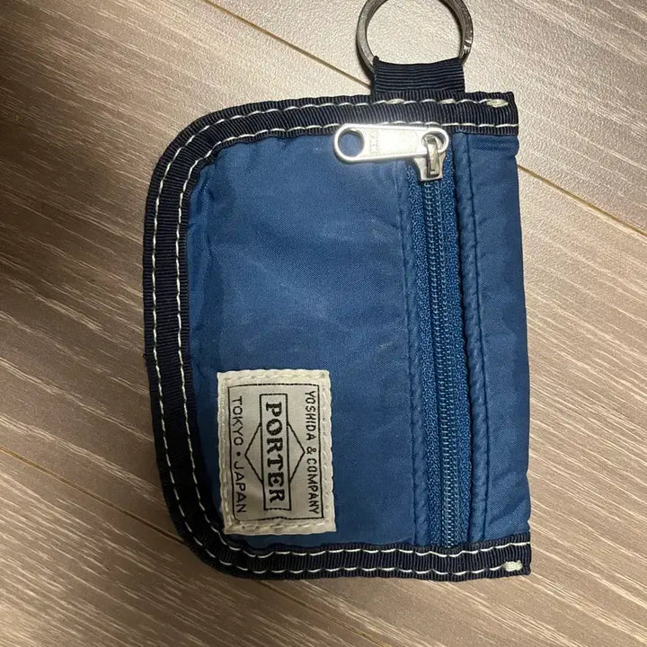 [BUNJANG] Porter Blue Nylon Wallet / 포터 지갑 블루