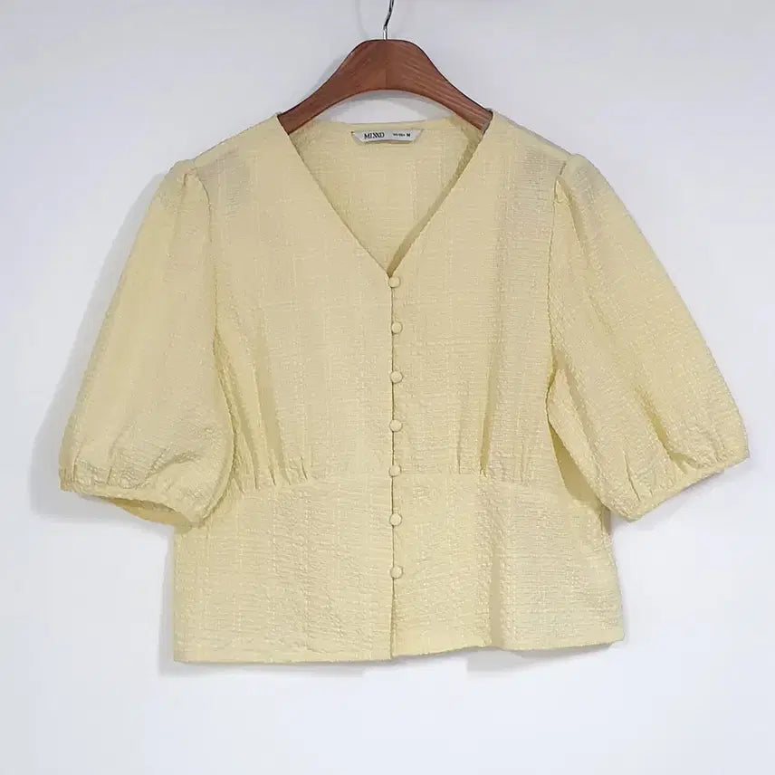 [BUNJANG] MIXXO Seersucker Blouse / MIXXO 시어서커 블라우스 66