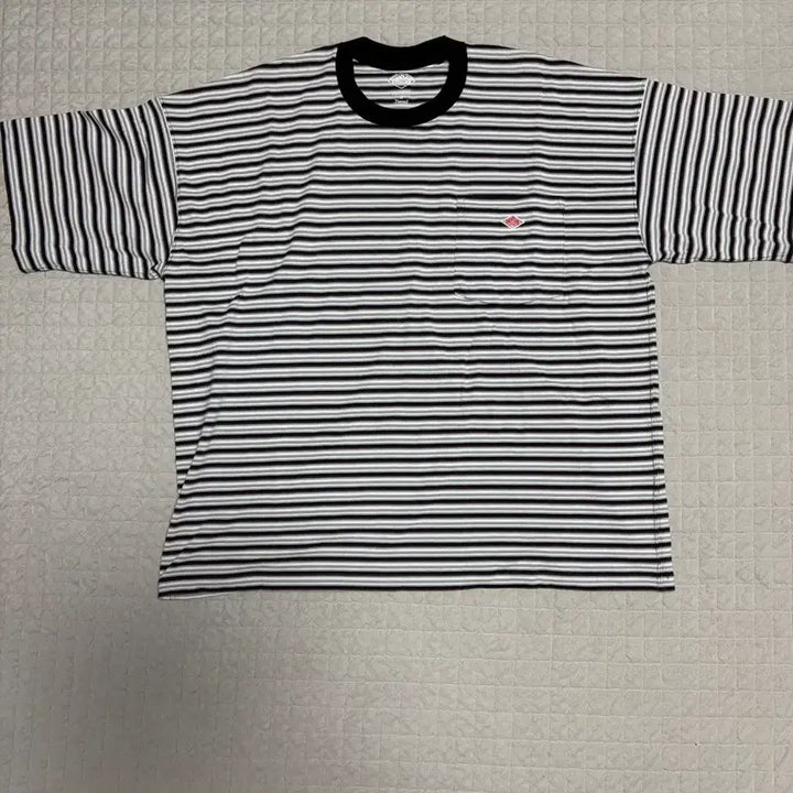 [BUNJANG] DanTon Stripe Pocket T-Shirt / 단톤 스트라이프 티셔츠