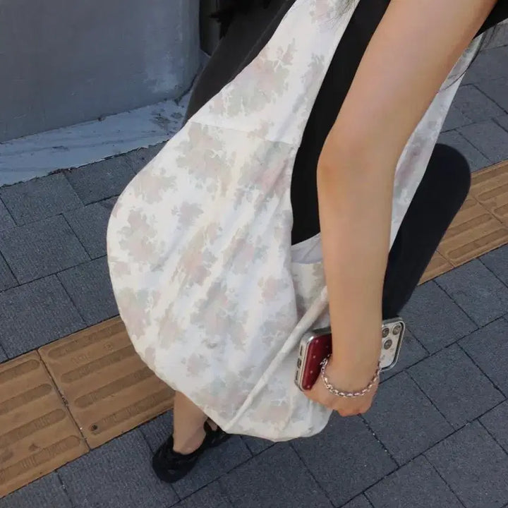 [BUNJANG] Poeto Flower Eco Bag / 포에토 플라워 에코백