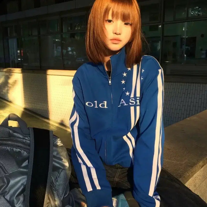 [BUNJANG] Cold Asia Track Zip-Up Jersey / 콜드아시아 트랙 집업 져지