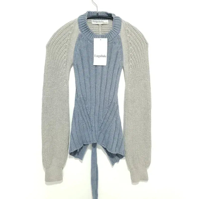 [BUNJANG] FENGNIBUKE Backless Knit S_W0043 / FENGNIBUKE 백리스 니트 S_W0043