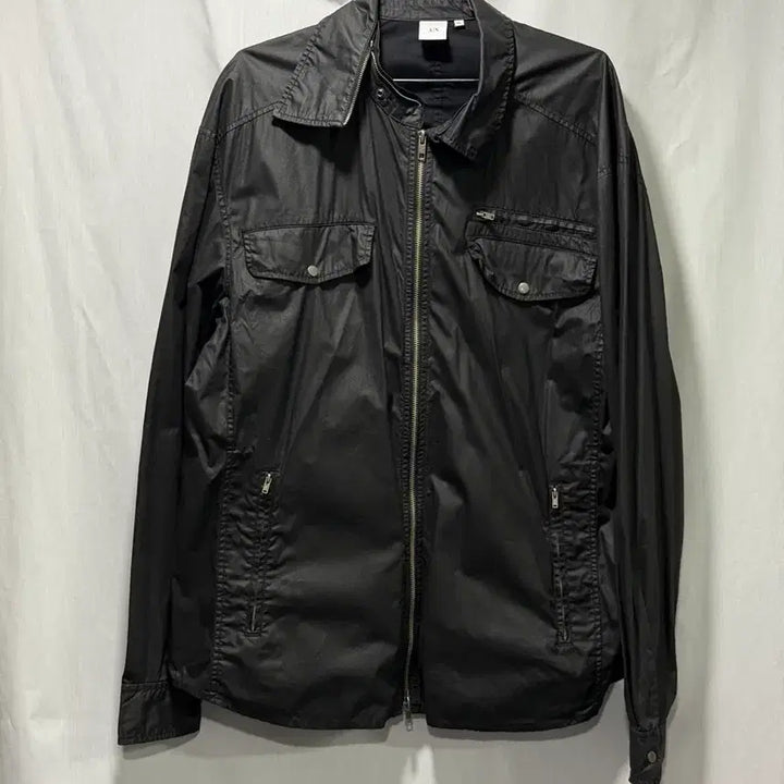 [BUNJANG] Armani Exchange A|X Black Jacket-Style Shirt / Armani Exchange, A|X