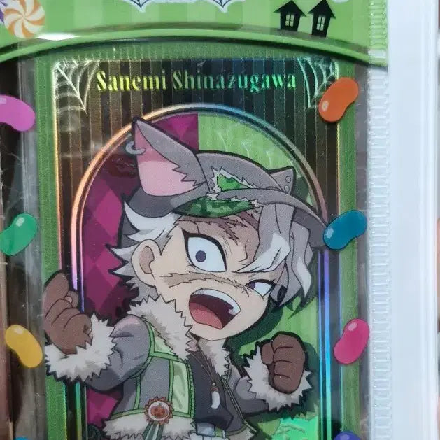 [BUNJANG] Demon Slayer Muichiro Tokito 2025 Halloween Acrylic Hologram Card Pouch Bundle / 귀멸의 칼날 토키토 무이치로 2025 할로윈 아크릴 홀로그램카드 파우치