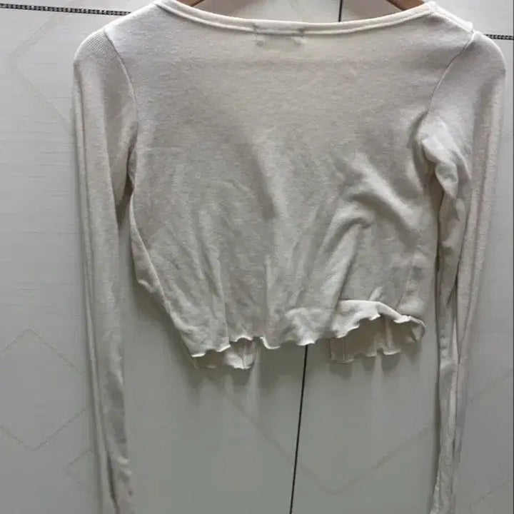 [BUNJANG] Ivory Cropped Cardigan / 크롭 가디건 아이보리