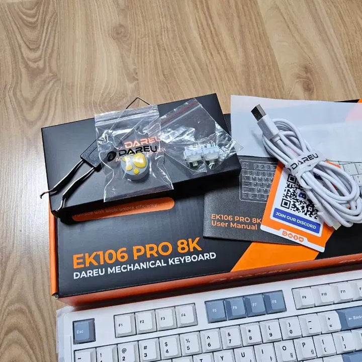 [BUNJANG] Dareu EK106Pro 8K Wired Mechanical Keyboard Cloud Switch / 다얼유 EK106PRO 8K 유선 기계식 키보드 클라우드축