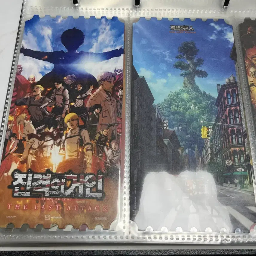 [BUNJANG] Attack on Titan Original Ticket Bundle / 진격의거인 오리지널 티켓 일괄 팝니다.