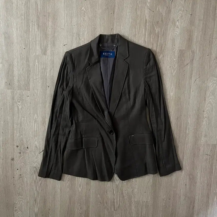 [BUNJANG] KEYCE Linen Blazer Jacket / 키이스 린넨 블레이저 자켓 82-88-160