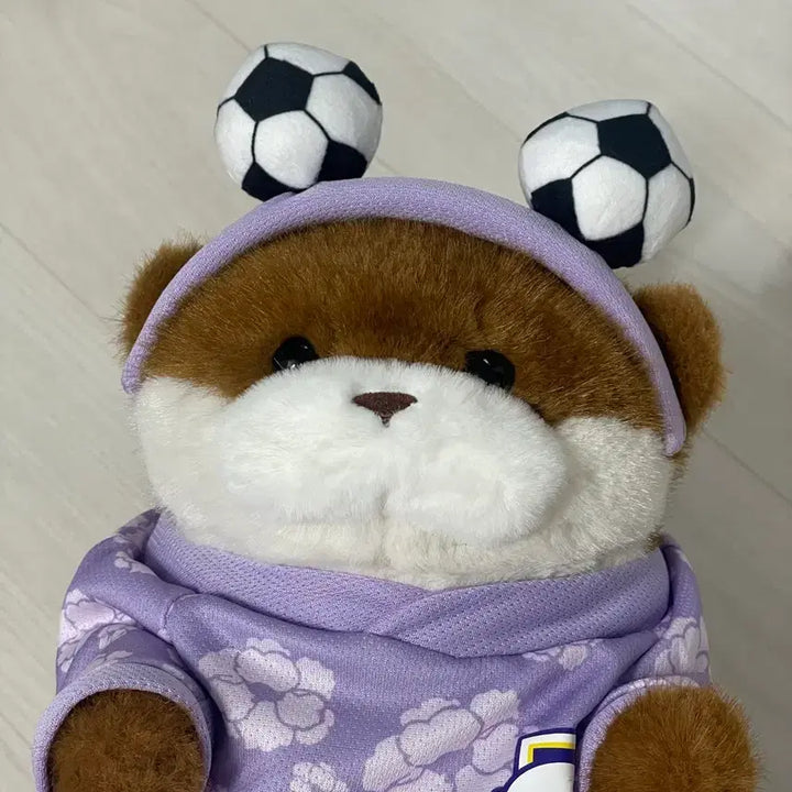 [BUNJANG] Soccer Player Usouso-chan Plush Toy / 축구선수 축구 우소우소짱 우소우소 다크브라운 27cm 인형