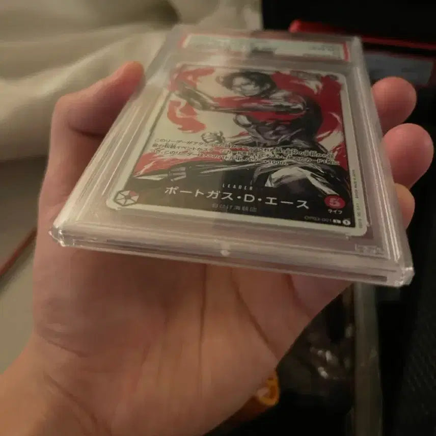 [BUNJANG] One Piece Card Ace Leader Parallel PSA 10 / 원피스카드 일판 에이스 리더페레 psa10