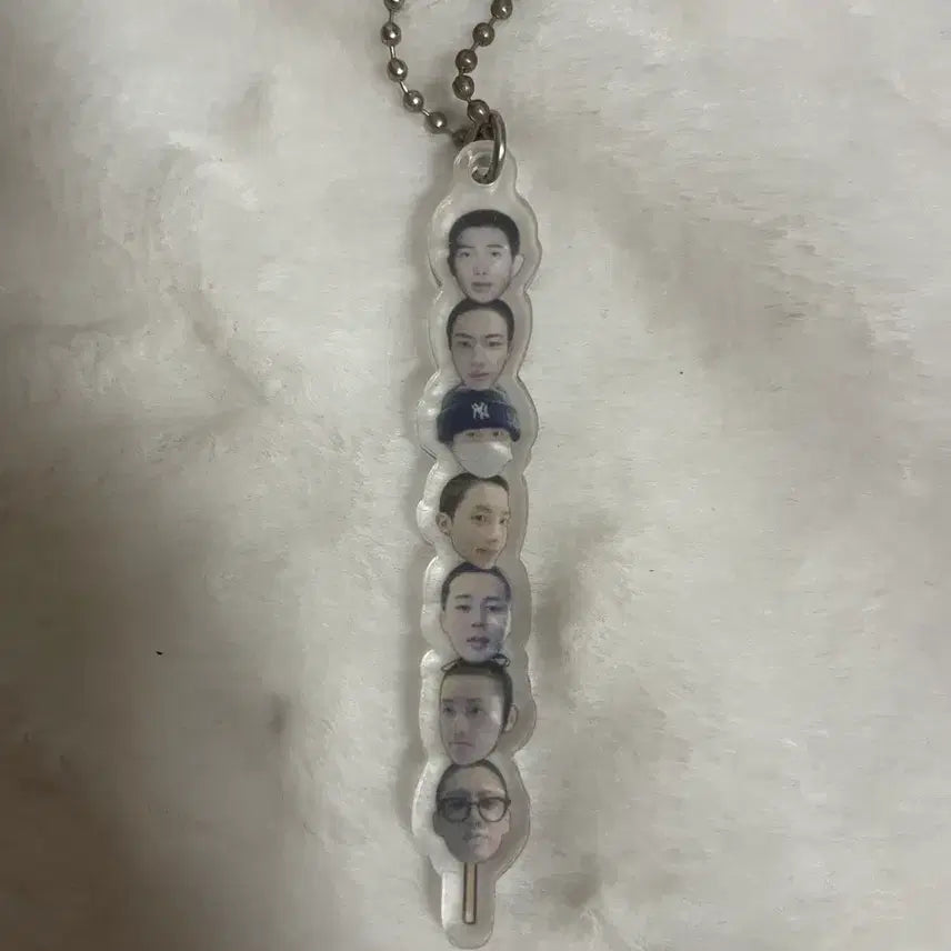 [BUNJANG] BTS Military Dango Skewer Keychain Set (Jungkook, Jimin, V, Suga, RM, Jin, J-Hope) / 방탄 비공굿 군대 키링 7 열쇠고리 정국 지민 태형 윤기 남준 석진 호석