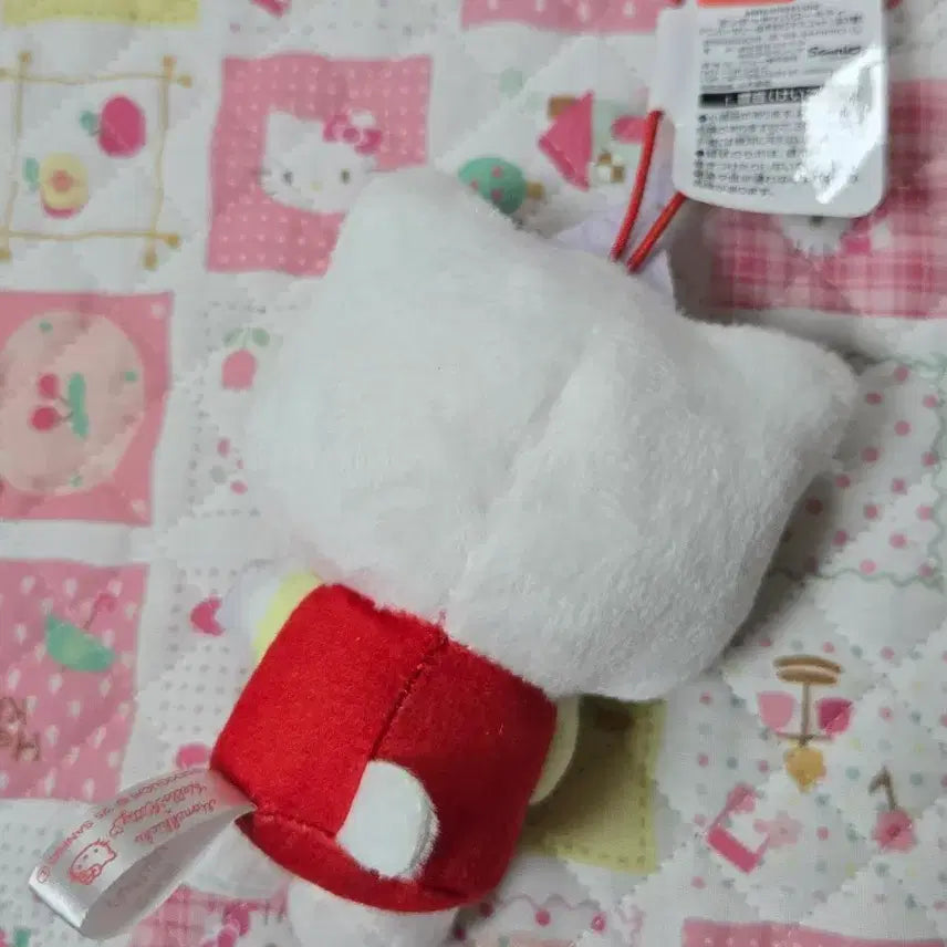[BUNJANG] Authentic Monchhichi x Hello Kitty Anniversary Collaboration Mascot Doll / 정품 몬치치 헬로키티 콜라보 애니버서리 선물상자 마스코트