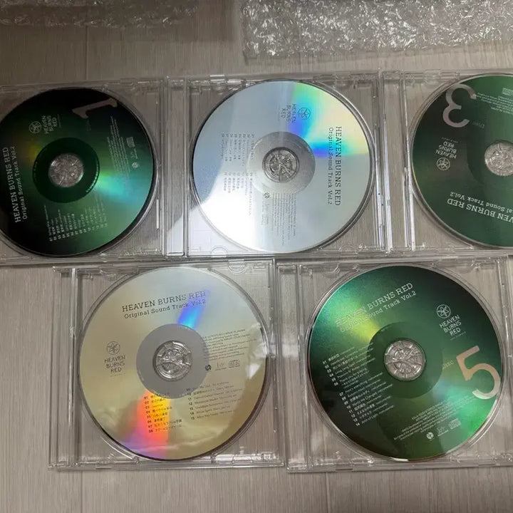[BUNJANG] Heaven Burns Red Original Soundtrack Vol. 1 &amp; 2 (Slightly Opened) / 헤븐번즈레드 오리지널 사운드 트랙 vol.1,2 단순개봉